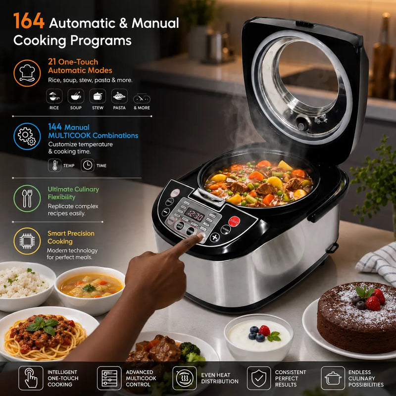 Redmond MultiPro RMC-M988 Multicooker | 164 Cooking Programs