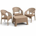 Net Chair Set: Stylish and Comfortable Seating with Unique Design