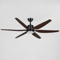 Suming 54" LED Ceiling Fan with Remote Control – 6-Speed & 3-Color Light