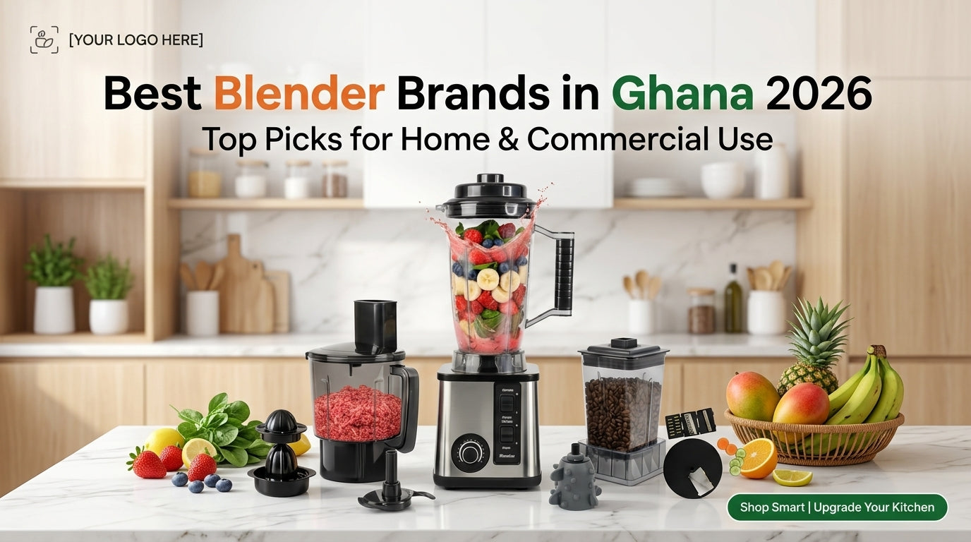 Best blender brands in Ghana featuring powerful kitchen blender for home and commercial use