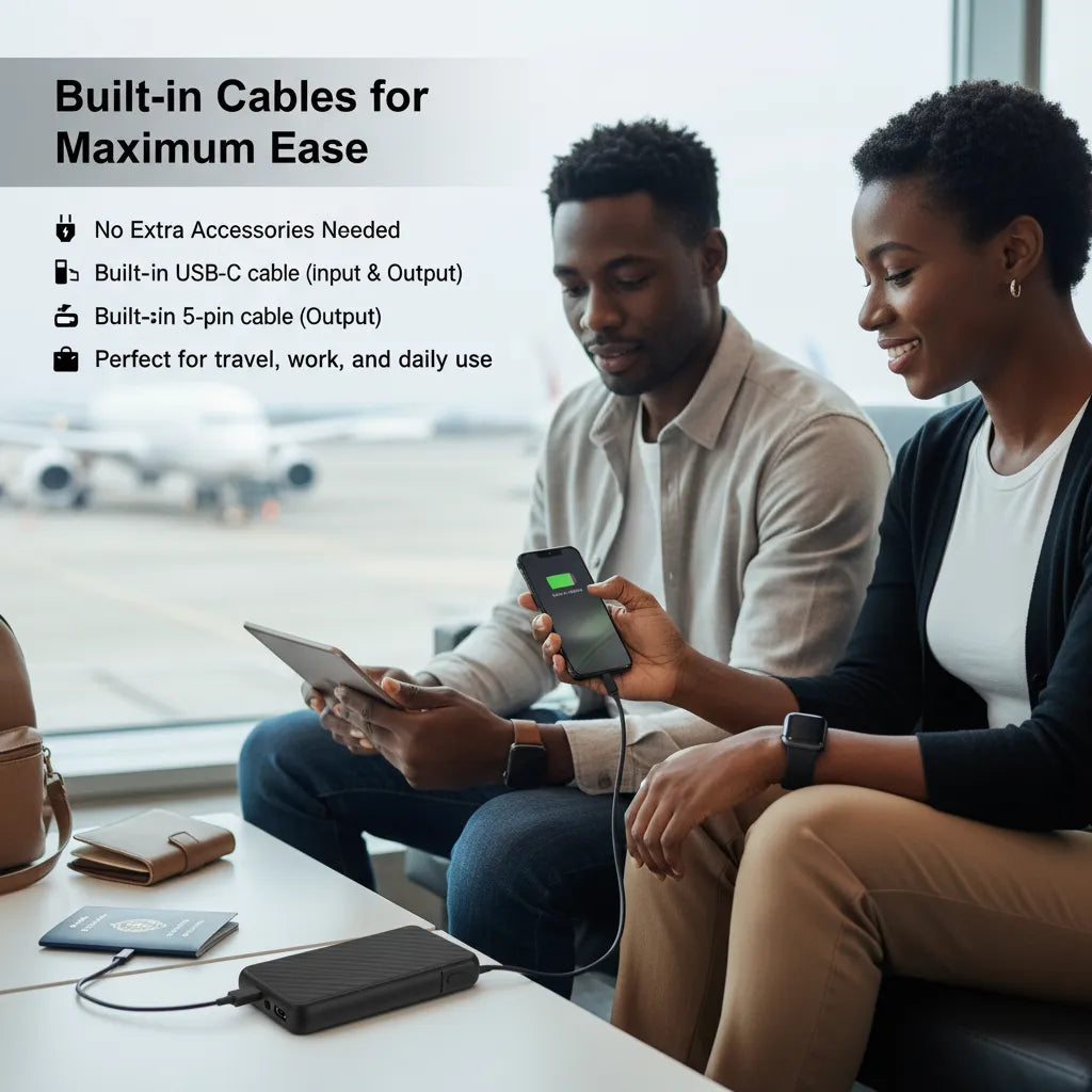 Morgan Marquis 10,000mAh Power Bank – Ultra Fast Charging Portable Battery ⚡