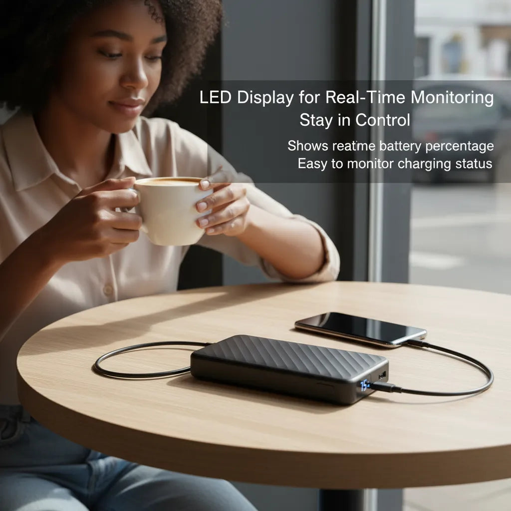 Morgan Marquis 10,000mAh Power Bank – Ultra Fast Charging Portable Battery ⚡