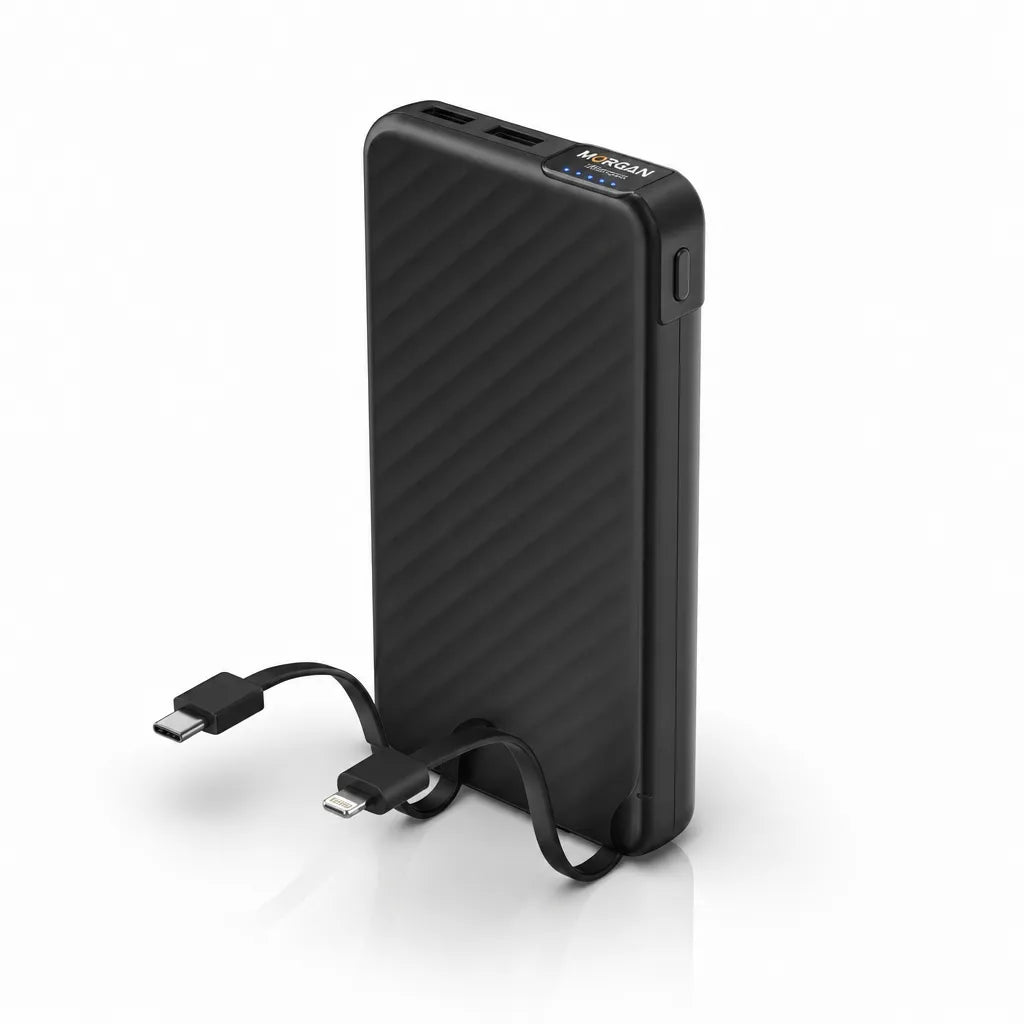 Morgan Marquis 10,000mAh Power Bank – Ultra Fast Charging Portable Battery ⚡