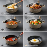 The Ultimate 12-Piece Marble Cookware Set by LEFON – Safe, Durable & Easy-to-Clean