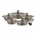 The Ultimate 12-Piece Marble Cookware Set by LEFON – Safe, Durable & Easy-to-Clean