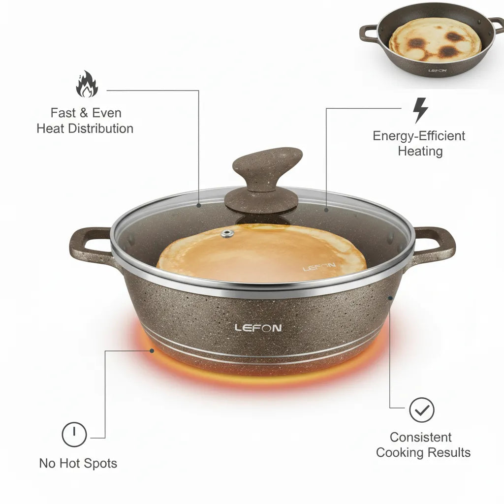The Ultimate 12-Piece Marble Cookware Set by LEFON – Safe, Durable & Easy-to-Clean