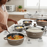 The Ultimate 12-Piece Marble Cookware Set by LEFON – Safe, Durable & Easy-to-Clean