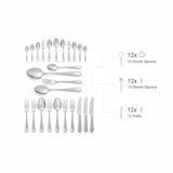 120-Piece Stainless Steel Cookware Set – Complete Luxury Kitchen Solution 🍳✨