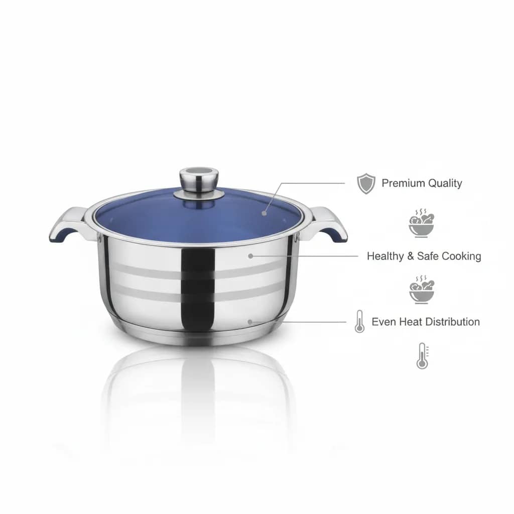120-Piece Stainless Steel Cookware Set – Complete Luxury Kitchen Solution 🍳✨