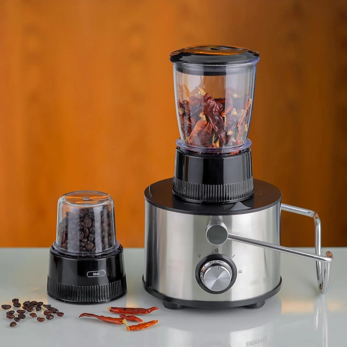 Minmax 4-in-1 Electric Blender – Juice Extractor, Grinder & Chopper
