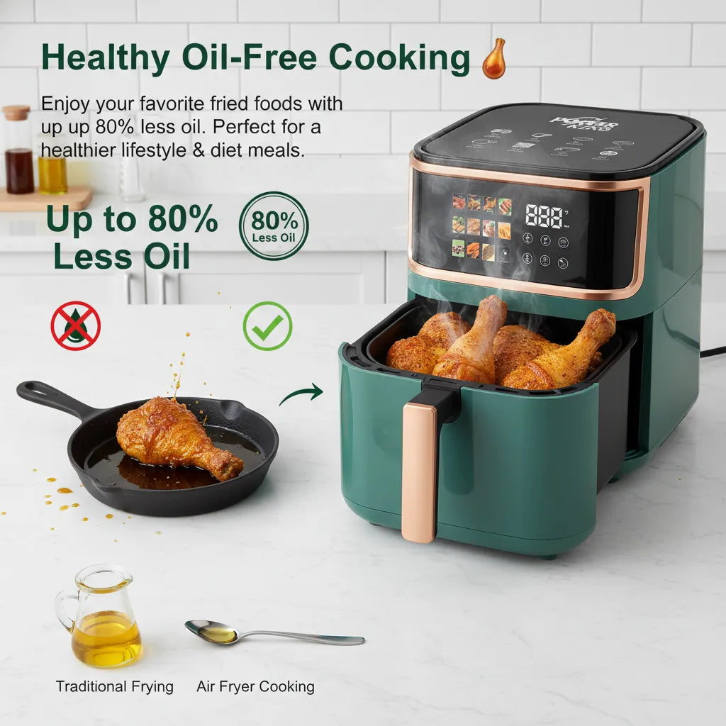 🔥 12L Air Fryer – Powerful 1700W Healthy Cooking Machine
