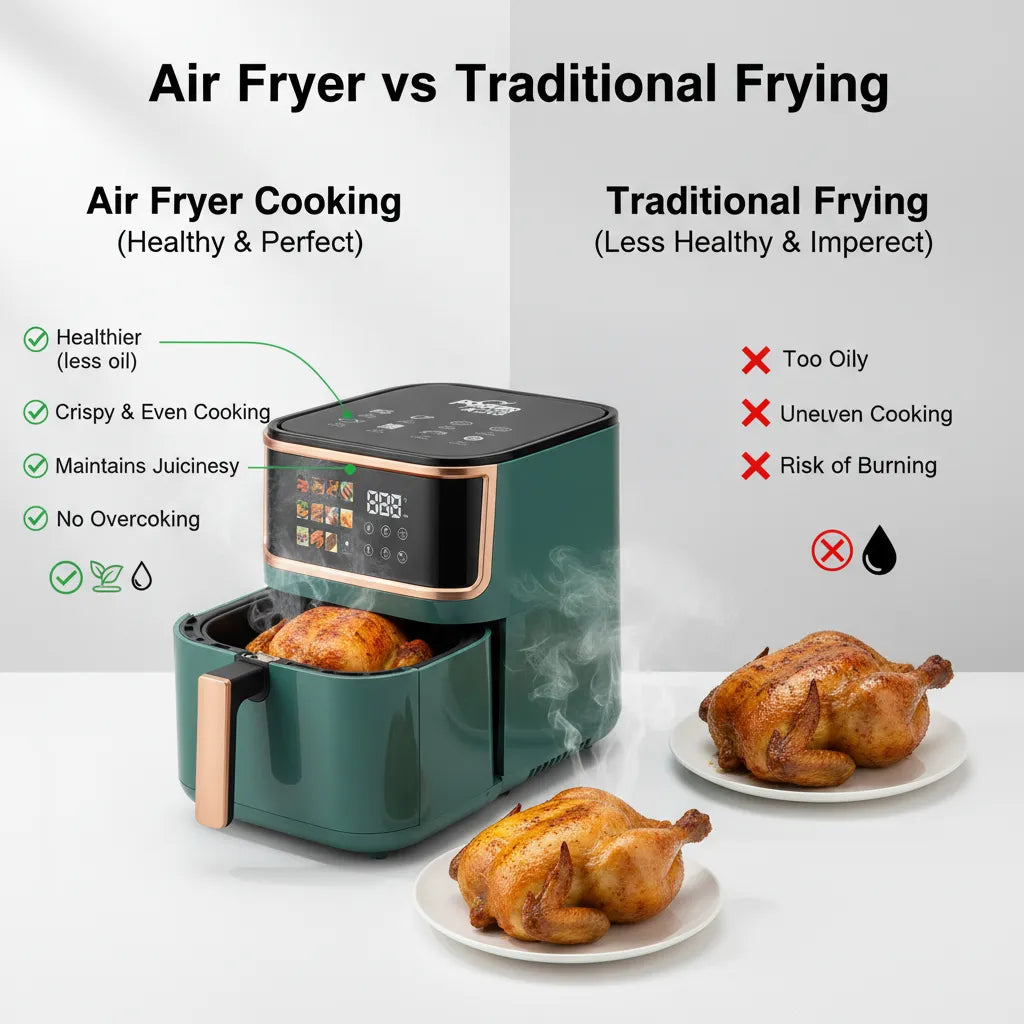 🔥 12L Air Fryer – Powerful 1700W Healthy Cooking Machine