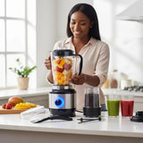Evimki 12-in-1 Powerful Blender & Food Processor: 3000W Heavy-Duty Kitchen System ⚡🥤