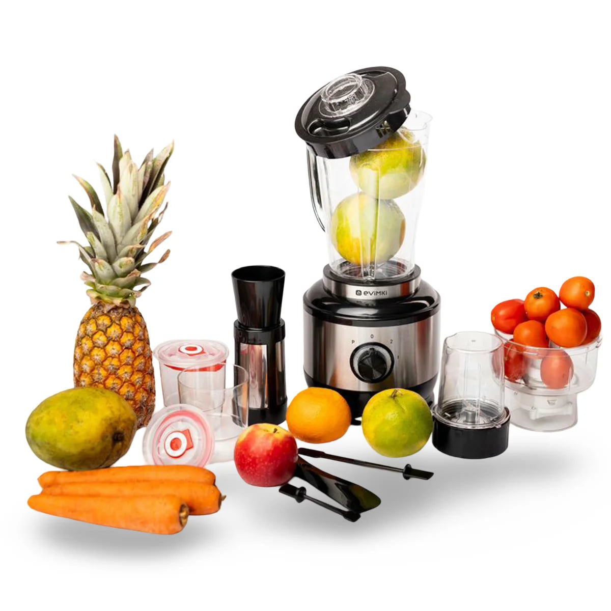 Evimki 12-in-1 Powerful Blender & Food Processor: 3000W Heavy-Duty Kitchen System ⚡🥤