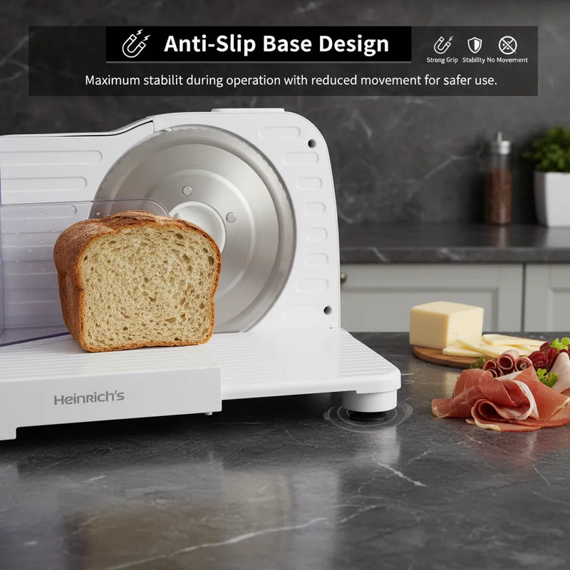 🧀 High-Performance 150W Electric Slicer – 17 cm Blade for Perfect Results Every Time