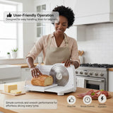 🧀 High-Performance 150W Electric Slicer – 17 cm Blade for Perfect Results Every Time