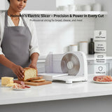 🧀 High-Performance 150W Electric Slicer – 17 cm Blade for Perfect Results Every Time