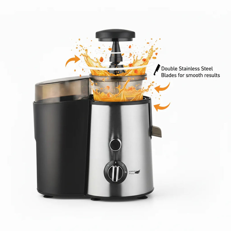 High-Performance 1L Juicer with 300–350W Motor for Fast & Healthy Daily Juicing 🌿⚡