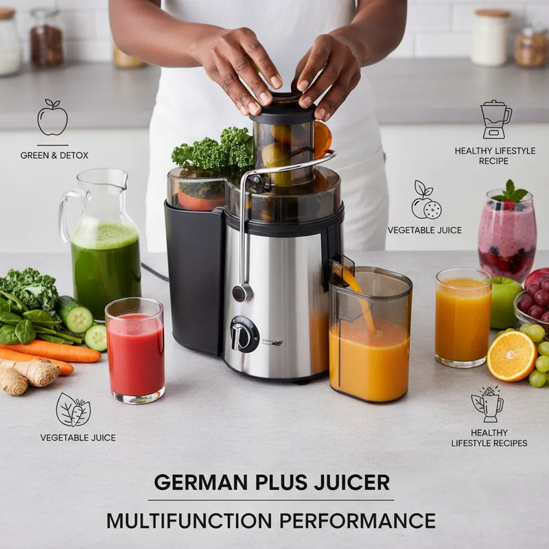 High-Performance 1L Juicer with 300–350W Motor for Fast & Healthy Daily Juicing 🌿⚡