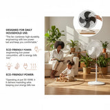 Couronne 18 Inch 2-in-1 Fan | 180° Oscillation & Energy Efficient (50-100W) 🌬️