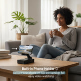 The Ultimate 2-in-1 Wireless Speaker & Phone Holder with 360° Rotation🎵📱