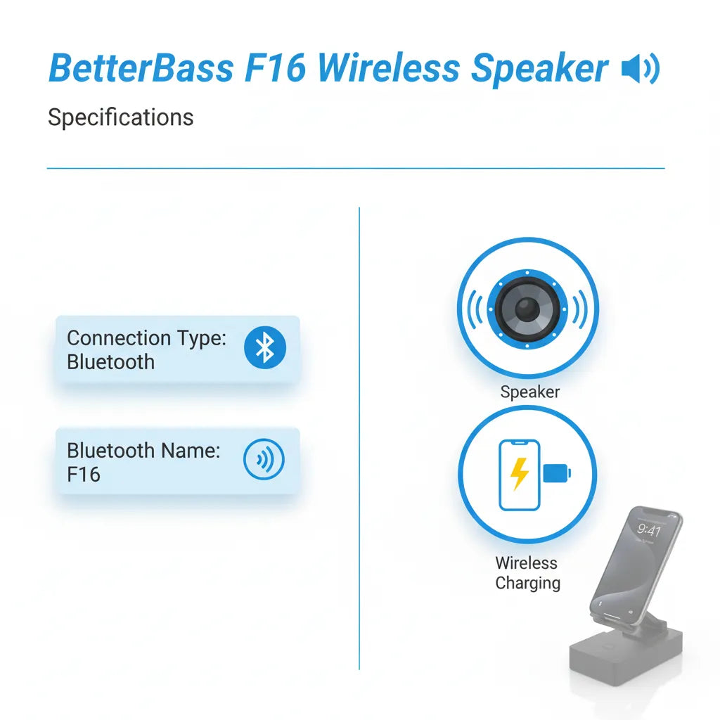 The Ultimate 2-in-1 Wireless Speaker & Phone Holder with 360° Rotation🎵📱