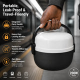 200W Multifunctional Electric Lunch Box & Food Steamer | 1L Capacity