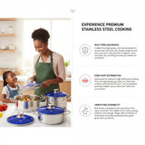 220-Piece Stainless Steel Cookware Set – All-in-One Professional Kitchen Solution