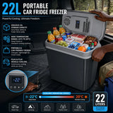 22L Portable Car Refridgerator –Dual Function Cooler & Warmer for Vehicles, Camping, Travel & Outdoor Use