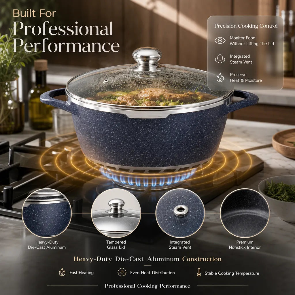 Lefon Ultimate 29-Piece Granite Set: Premium Nonstick Performance for Your Kitchen
