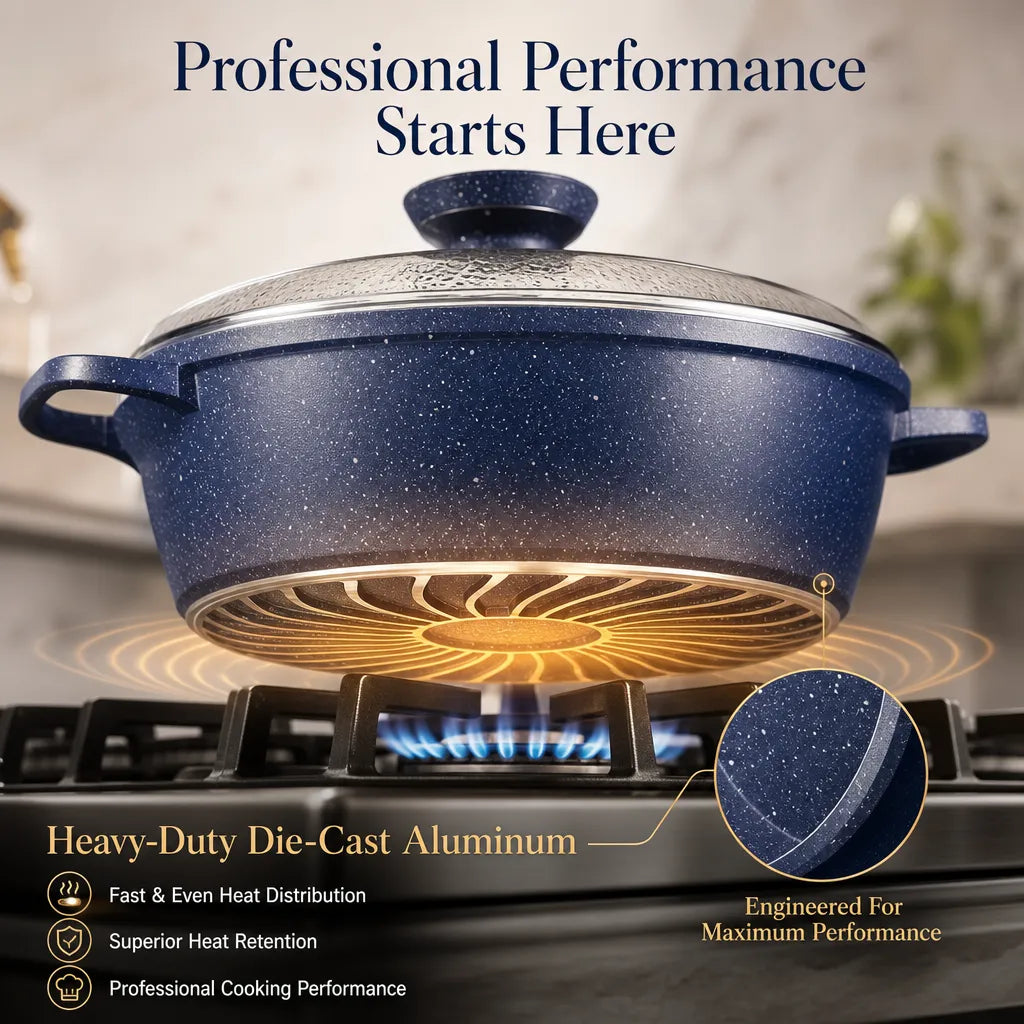 Lefon Ultimate 29-Piece Granite Set: Premium Nonstick Performance for Your Kitchen