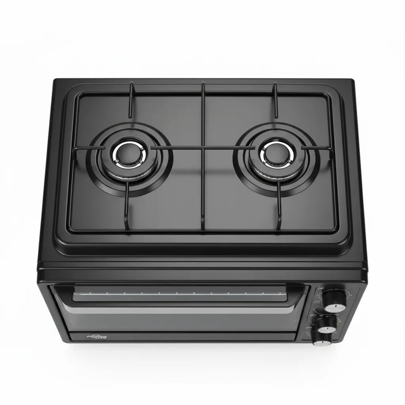 🔥 Evimki 50L Gas Oven – 2Burner Precision Cooking Meets Elegant Design 🔥