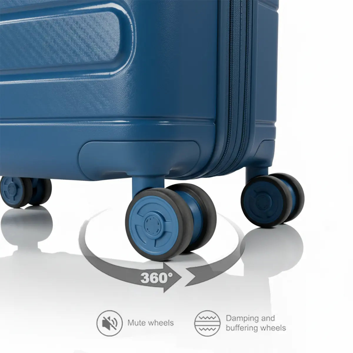 Premium 3-Piece Hard Shell Luggage Set – Lightweight, Scratch-Resistant Suitcases with 360° Wheels & Secure Lock