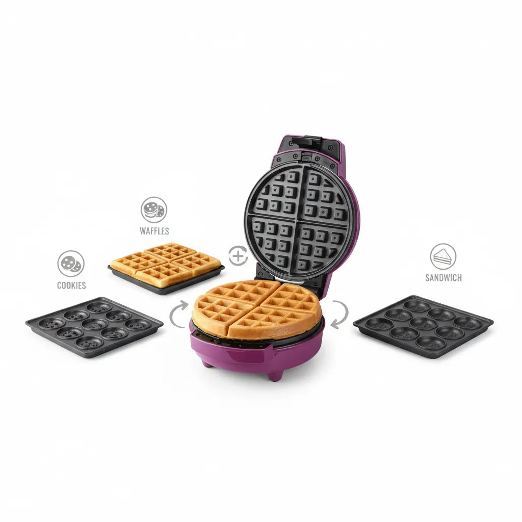 KÖLAX 3-in-1 Snack Maker – One Device, Endless Delicious Snacks 🍩🧇