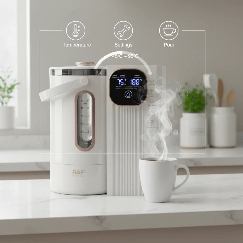 3.0L OF PURE PERFORMANCE💧Smart Heating. Total Control. Maximum Convenience.