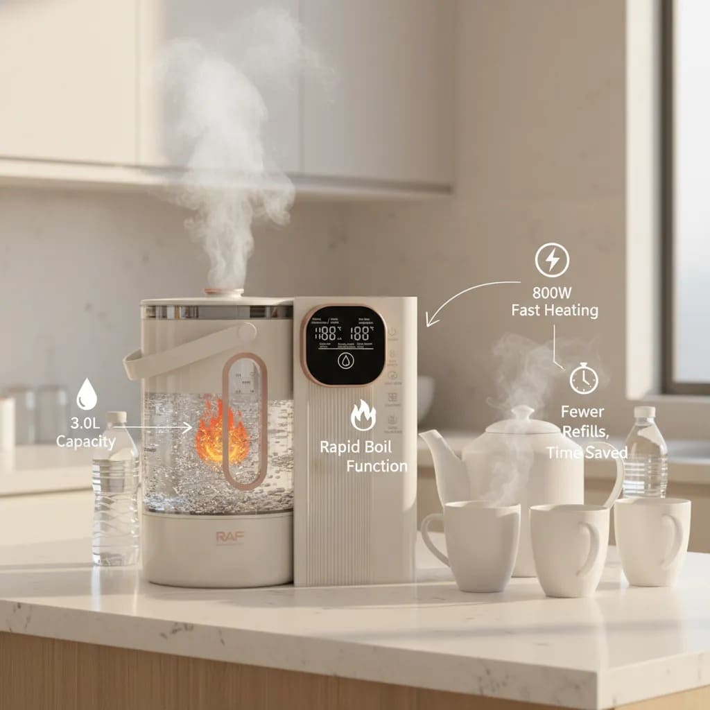 3.0L OF PURE PERFORMANCE💧Smart Heating. Total Control. Maximum Convenience.