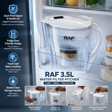 RAF 3.5L Water Filter Pitcher – Premium Multilayer Purification
