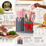 31-Piece Ultimate Kitchen Essentials Bundle: Lefon Cookware Set + Free 19-Piece Utensil Gift