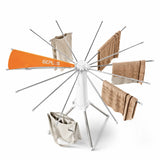 360° Rotating Umbrella Clothes Drying Rack | Space-Saving Folding Vertical Airer