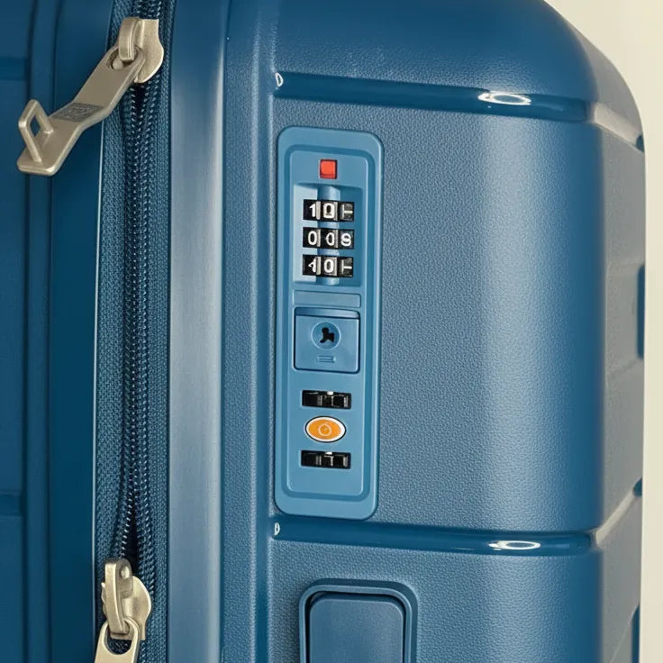 Premium 3-Piece Hard Shell Luggage Set – Lightweight, Scratch-Resistant Suitcases with 360° Wheels & Secure Lock
