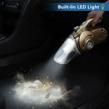 Advanced 4-In-1 Car Vacuum Cleaner Designed for Powerful Cleaning, Tire Inflation, Night Lighting, and Tire Pressure Testing 🔧🚘
