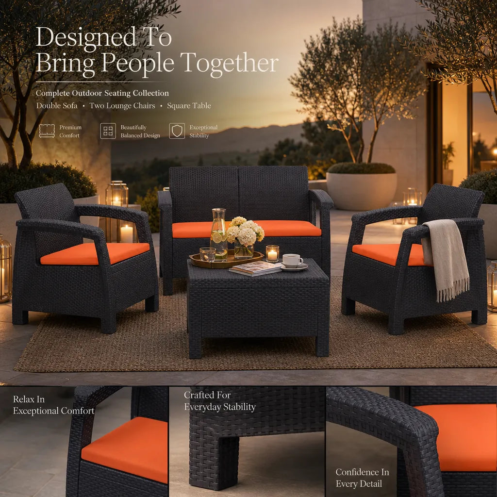 Weather-Proof Your Patio: The All-in-One Durable Outdoor Seating Set