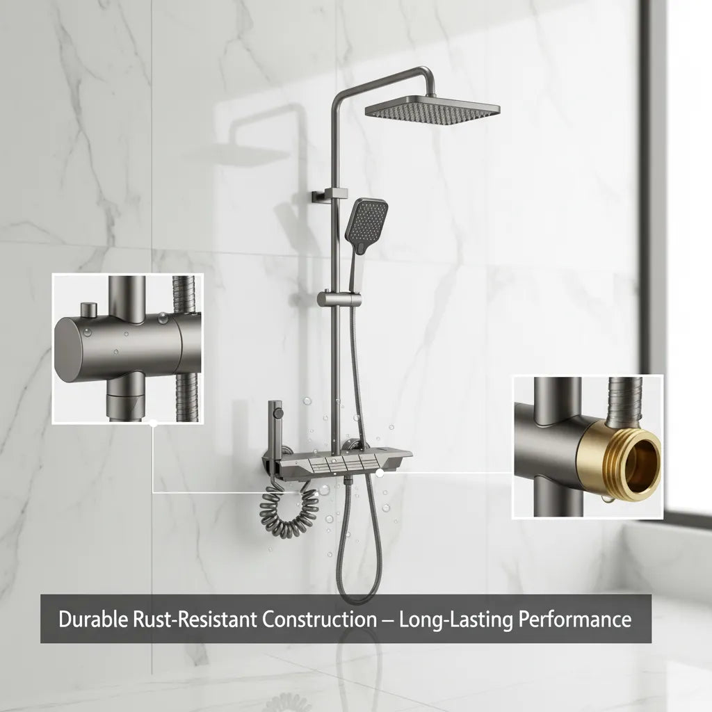 A Modern 4-in-1 Shower Solution Designed for Comfort, Hygiene, and Style