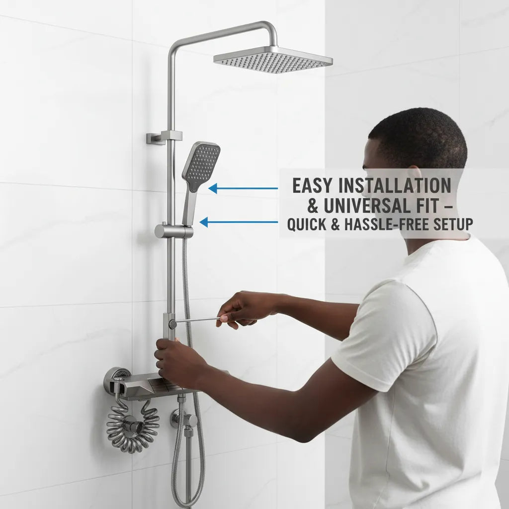 A Modern 4-in-1 Shower Solution Designed for Comfort, Hygiene, and Style