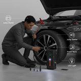 💥 4-in-1 Ultimate Car Emergency Lifesaver – Power, Air & Safety Anywhere🚗⚡