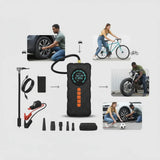 💥 4-in-1 Ultimate Car Emergency Lifesaver – Power, Air & Safety Anywhere🚗⚡