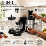 Minmax 4-in-1 Electric Blender – Juice Extractor, Grinder & Chopper