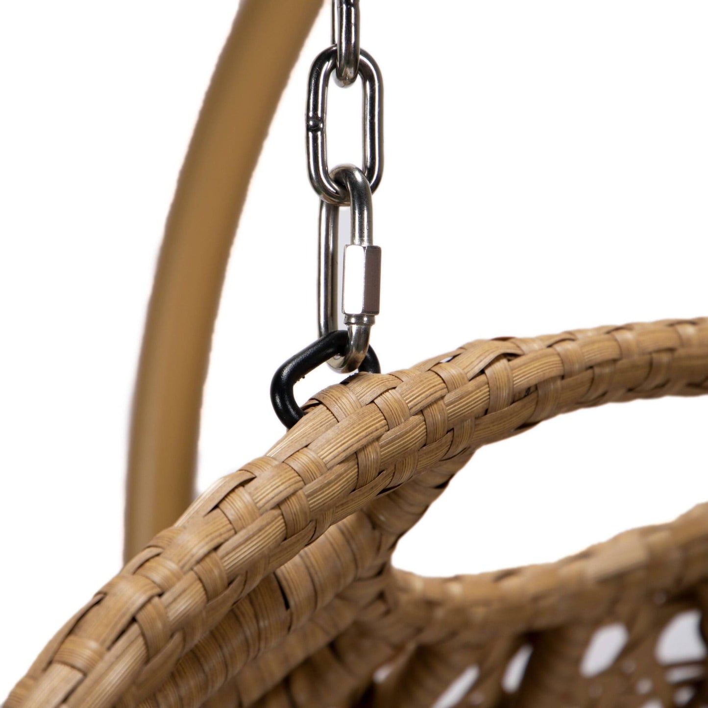 Double Stand Rattan Swing – Rocking Swing for Couples, Indoor/Outdoor Use.