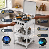 Starlux 4 Burner Gas Cooker – Compact Power for Every Kitchen