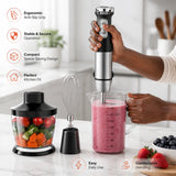4-in-1 Hand Blender – The Ultimate Kitchen Companion for Effortless Blending!